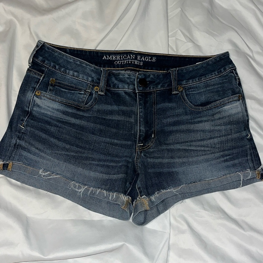 American Eagle Super Stretch Shortie Shorts
